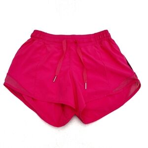 Lululemon Hottie Hot Low Rise 4" Inseam Shorts Pink Size 4 Running Workout